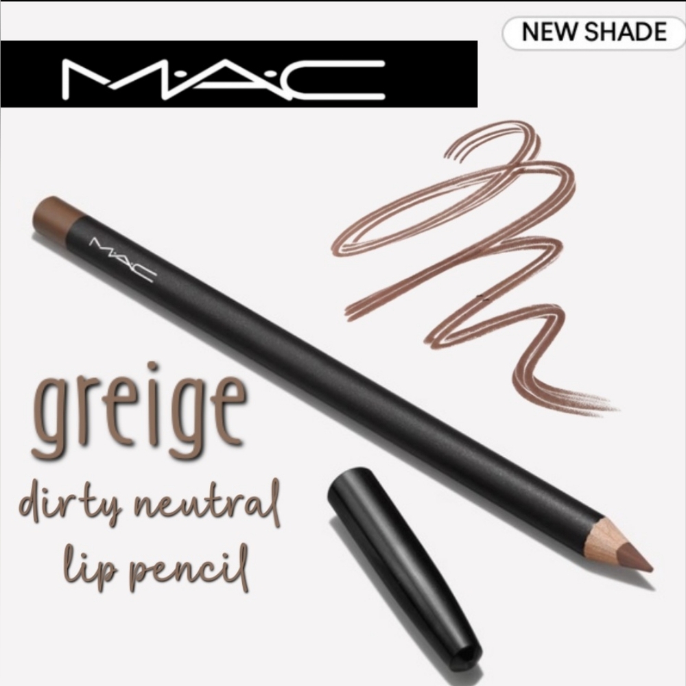 Mac Cosmetics Greige Midtone Dirty Neutral Lip Pencil Brand New in Box